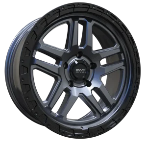 Envy Wheels – FFT-9 – Black – 17″x8″ 35mm – All weather Wheels – FFT9LMB-F17510863435